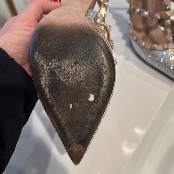 Valentino Rockstud Crystal Heels - Picture 13 of 13